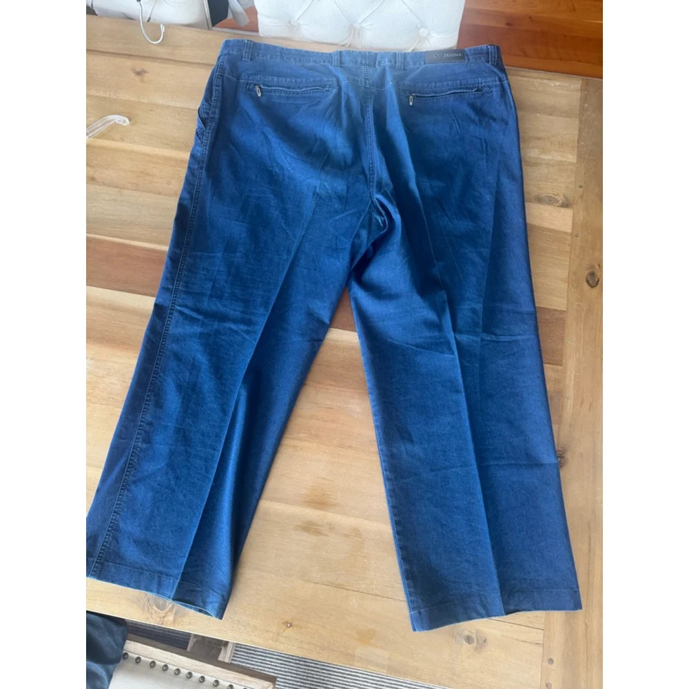 Zegna Sport Blue Denim Pants Waist 44